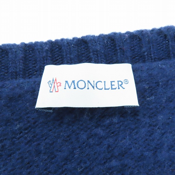 実際に弊社で買取させて頂いた【JPタグ】MONCLER/モンクレール  総柄 ウール/ニット プルオーバー B20919010100/Lの画像 2枚目