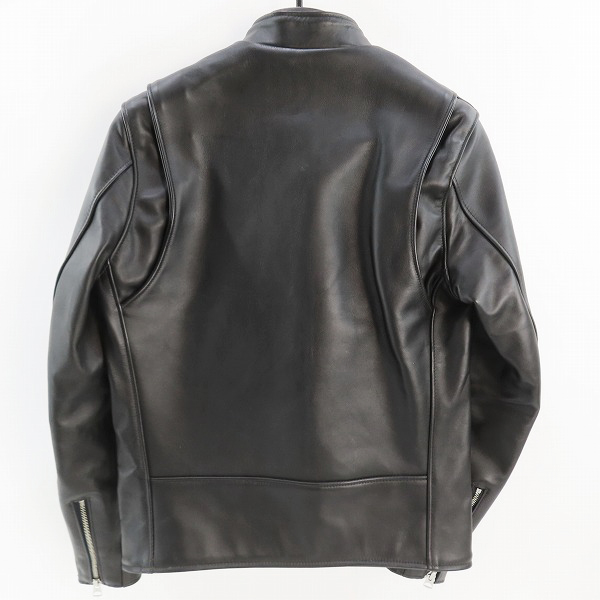 実際に弊社で買取させて頂いたSchott/ショット 641XX USA製 カウレザー シングルライダース ジャケット 7009/34の画像 1枚目