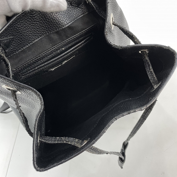 実際に弊社で買取させて頂いた【難有】HYSTERIC GLAMOUR/ヒステリックグラマー バックパック/リュックサック ブラックの画像 3枚目