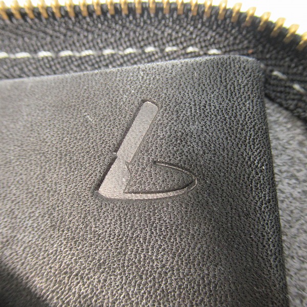 実際に弊社で買取させて頂いた土屋鞄製造所/ツチヤカバン L字ファスナー レザー ウォレット/コインケース/小銭入れ ブラックの画像 4枚目