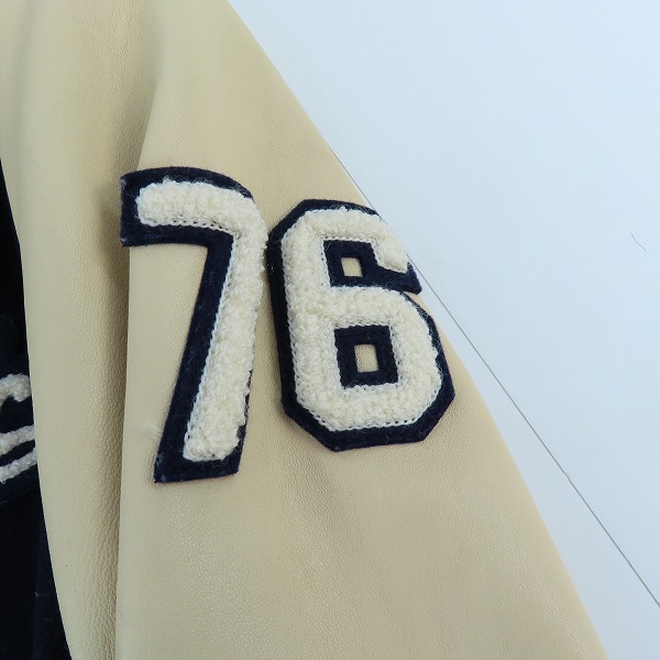 実際に弊社で買取させて頂いたHYSTERIC GLAMOUR/ヒステリックグラマー ワッペン付 中綿入りスタジャン 0224AB05 Mの画像 9枚目