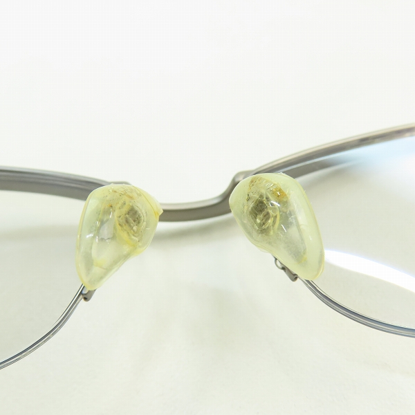 実際に弊社で買取させて頂いた999.9/フォーナインズ チタン メガネフレーム S-670Tの画像 3枚目