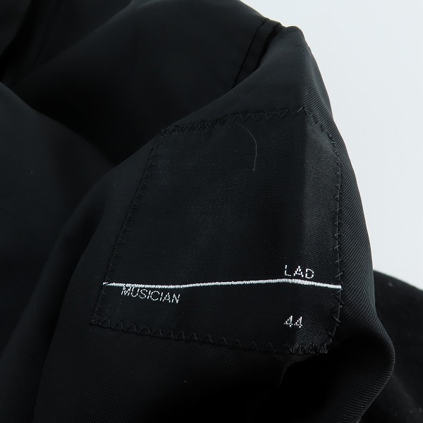実際に弊社で買取させて頂いたLAD MUSICIAN/ラッドミュージシャン 18AW ビッグチェスターコート 2218-322/44の画像 2枚目