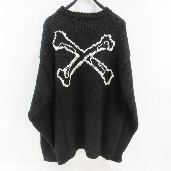 実際に弊社で買取させて頂いたWTAPS/ダブルタップス 22AW ARMT SWEATER クロスボーン ニット/セーター 222MADT-KNM02/03の画像 1枚目