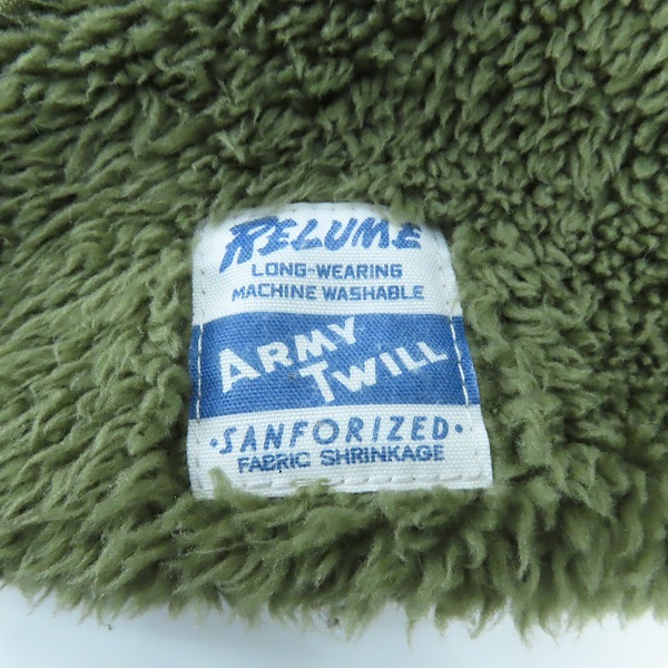 実際に弊社で買取させて頂いたJOURNAL STANDARD relume/ジャーナルスタンダードレリューム リバーシブル ノーカラー ミリタリーブルゾン /Mの画像 4枚目