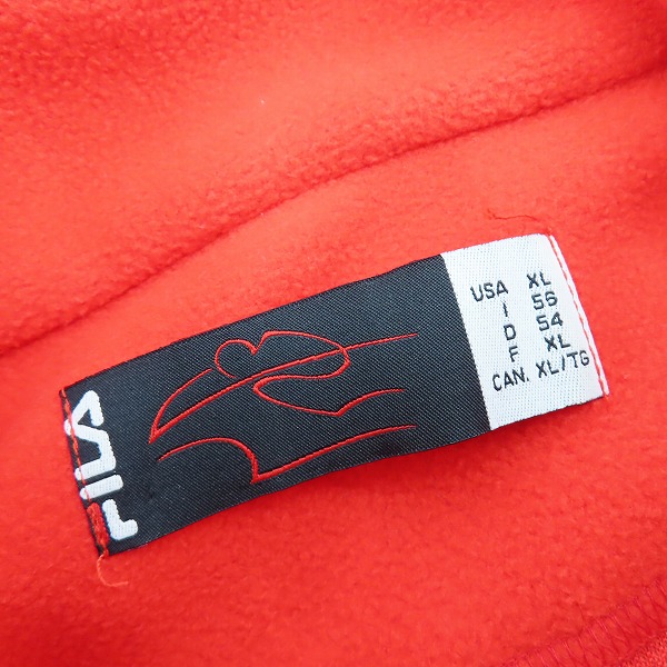 実際に弊社で買取させて頂いたFILA/フィラ Marlboro/Shell フリース プルオーバージャケット /XLの画像 2枚目