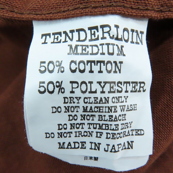 実際に弊社で買取させて頂いたTENDERLOIN/テンダーロイン ORIGINALワッペン付き オープンカラーシャツ Mの画像 3枚目