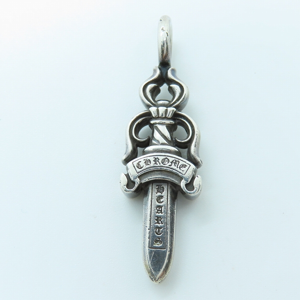 実際に弊社で買取させて頂いたCHROME HEARTS/クロムハーツ DBL DAGGER/ダブルダガー ペンダントトップの画像 1枚目