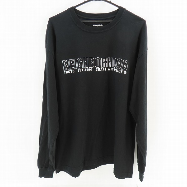 実際に弊社で買取させて頂いたNEIGHBORHOOD/ネイバーフッド フロント ロゴ 長袖Tシャツ/ロンT L
