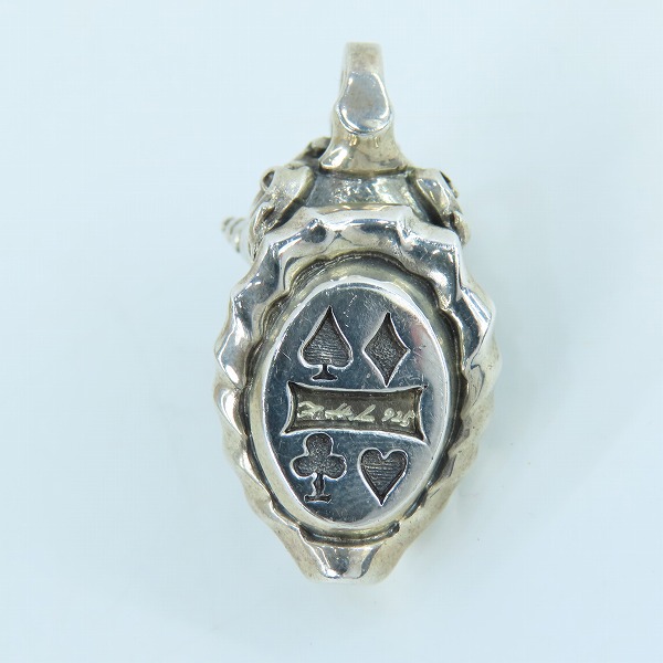 実際に弊社で買取させて頂いたFAL/エフエーエル スウィル 2nd model ピエロ スカル ペンダントトップの画像 2枚目