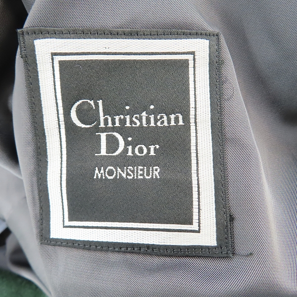 実際に弊社で買取させて頂いたChristian Dior monsieur/クリスチャンディオール 2B カシミヤ ジャケット Mの画像 2枚目