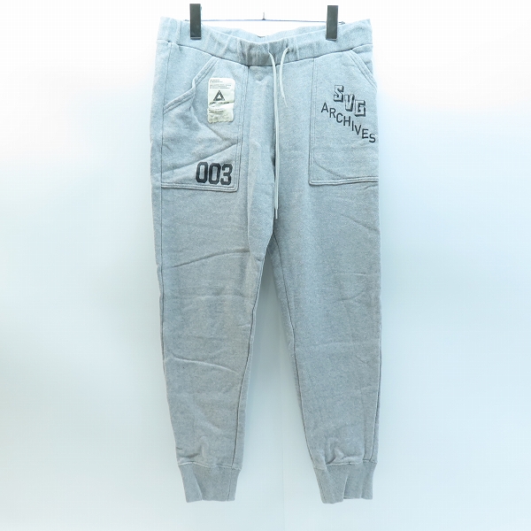 実際に弊社で買取させて頂いたSVG by Neighborhood ネイバーフッド 003/C-PT リブ プリント スウェット パンツ/161UNSV-PTM01/S