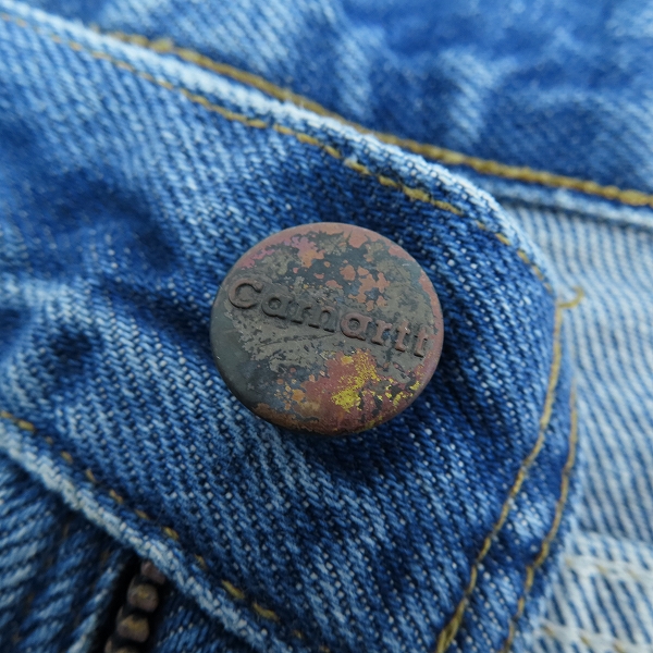 実際に弊社で買取させて頂いたCarhartt/カーハート ジップフライ デニムパンツ/44×34の画像 5枚目