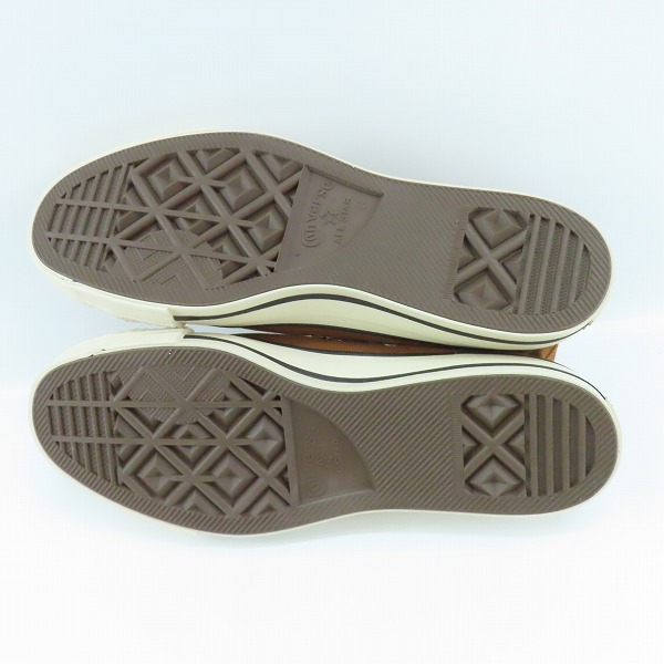 実際に弊社で買取させて頂いたCONVERSE/コンバース 日本製 CANVAS AS J HI キャンバス スニーカー サドル/8の画像 2枚目