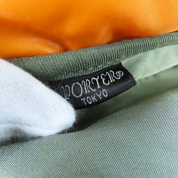実際に弊社で買取させて頂いた(1)PORTER/ポーター TANKER WAIST BAG L タンカー ウエストバッグ L セージグリーン/622-76628の画像 5枚目
