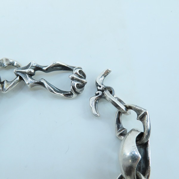 実際に弊社で買取させて頂いたFAL/エフエーエル コウモリ/クロス ブレスレット の画像 4枚目