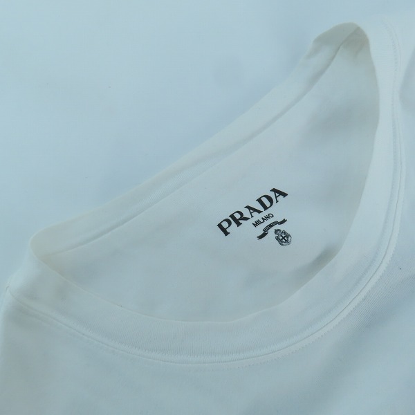実際に弊社で買取させて頂いたPRADA/プラダ ワッペン Tシャツ/XLの画像 8枚目