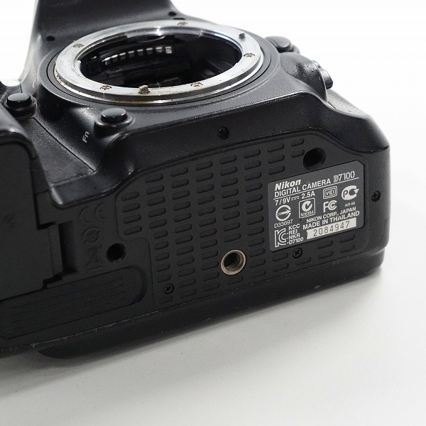 実際に弊社で買取させて頂いたNikon/ニコン D7100 デジタル一眼レフ カメラ ボディ 動作確認済みの画像 7枚目
