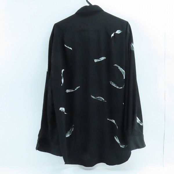 実際に弊社で買取させて頂いたLAD MUSICIAN/ラッドミュージシャン 19AW フェザーリーフ 長袖 ビッグ シャツ 2219-134/46の画像 1枚目