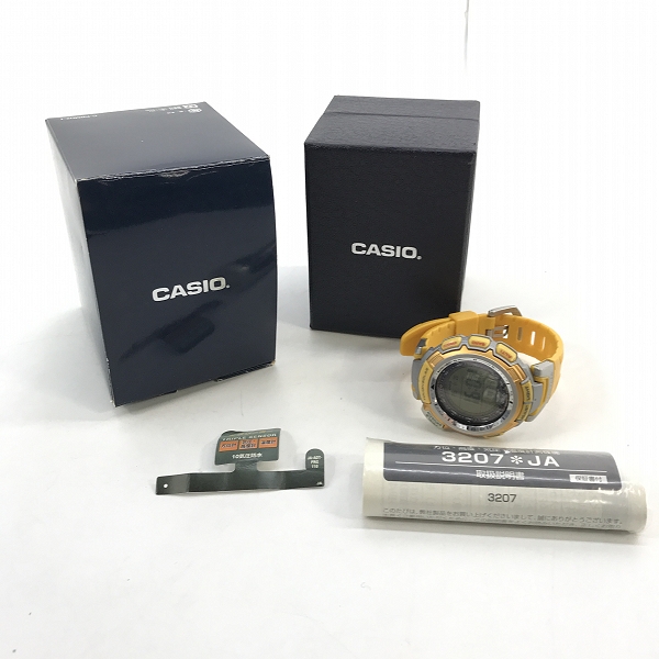 実際に弊社で買取させて頂いたASIO/カシオ PROTREK/プロトレック トリプルセンサー タフソーラー PRG-110CJ-9JFの画像 8枚目