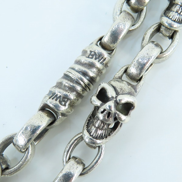 実際に弊社で買取させて頂いたBill Wall Leather/BWL/ビルウォールレザー グッドラック ウォレットチェーン アンカーチャーム ウォレットリングTバーの画像 6枚目