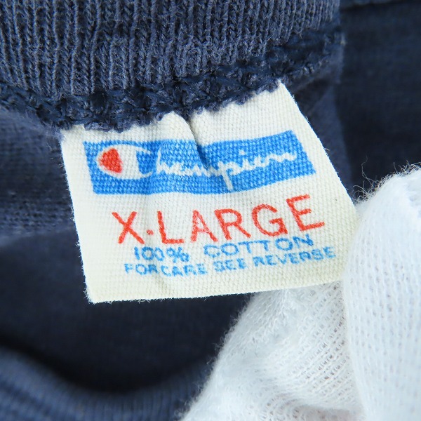 実際に弊社で買取させて頂いたChampion/チャンピオン 70s-80s バータグ後期 半袖Ｔシャツ/XLの画像 2枚目