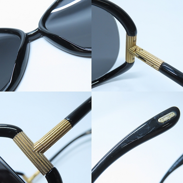 実際に弊社で買取させて頂いたTOM FORD/トムフォード Olivia/オリビア サングラス/アイウェア TF78 B5の画像 6枚目