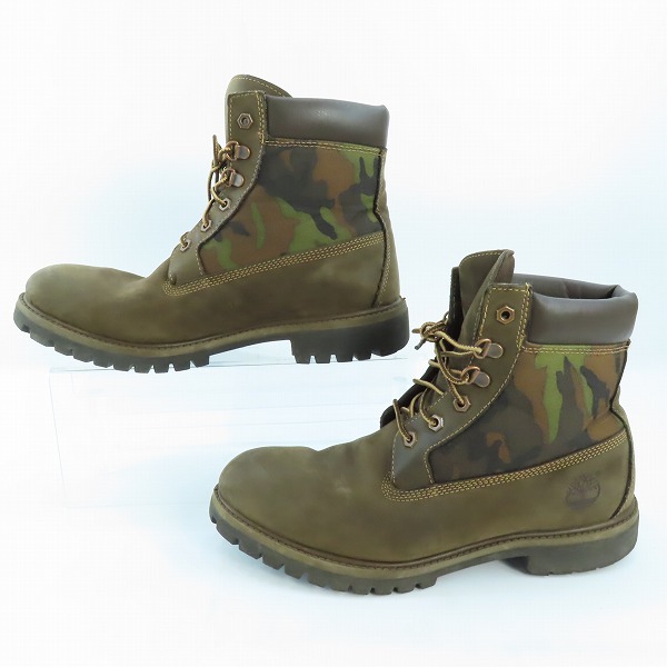 実際に弊社で買取させて頂いたTimberland/ティンバーランド Earthkeepers レースアップブーツ ダークブラウン スウェード 6618A/28の画像 3枚目