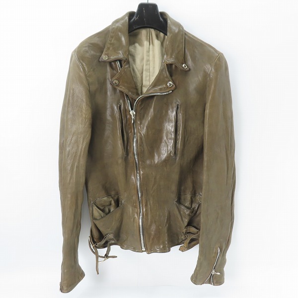 実際に弊社で買取させて頂いたincarnation/インカネーション ダブルライダース 957311/M