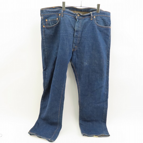 実際に弊社で買取させて頂いたLEVIS/リーバイス 505 刻印5 42TALONジッパーフライ ビッグE バックポケットシングル ヴィンテージデニムパンツ 505-0217