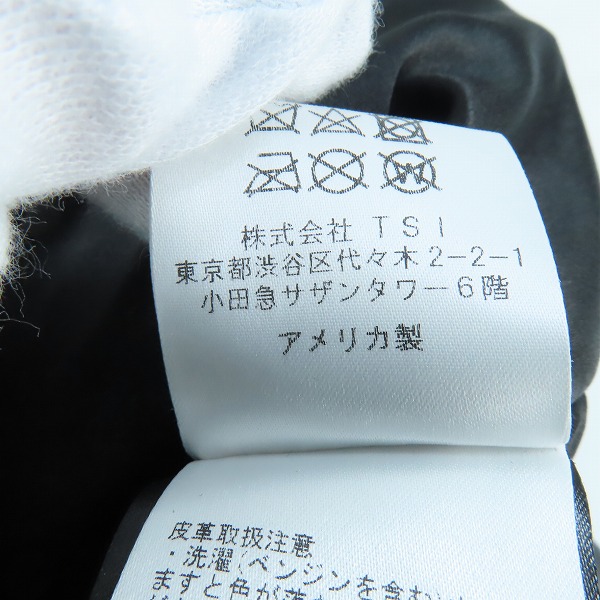 実際に弊社で買取させて頂いたSchott/ショット 218W WOMENS LAMB ONESTAR RIDERS/ラム ワンスター ダブルライダースジャケット 7197 7823950076/Sの画像 5枚目