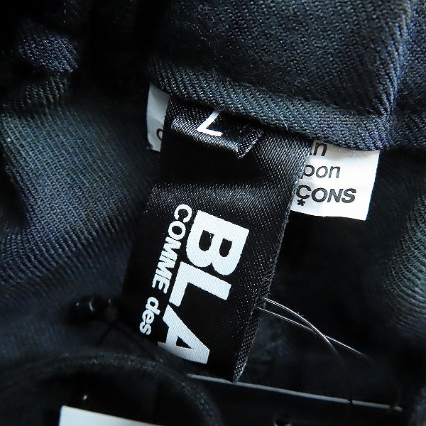 実際に弊社で買取させて頂いた【未使用】BLACK COMME des GARCONS/ブラック コムデギャルソン 21SS サルエルパンツ 1H-P013/Lの画像 2枚目