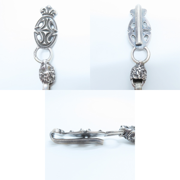 実際に弊社で買取させて頂いたGabor/ガボール スカルプテッド オーバルw/クラウンキーパー w/2ライオン オールスムースアンカー&HWOリンクウォレットチェーンの画像 1枚目