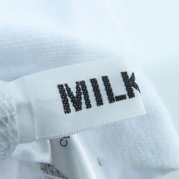 実際に弊社で買取させて頂いたChampion×MILK FED./チャンピオン×ミルクフェド ロゴ 半袖Tシャツ CWSP387/WOMEN'S FREEの画像 3枚目