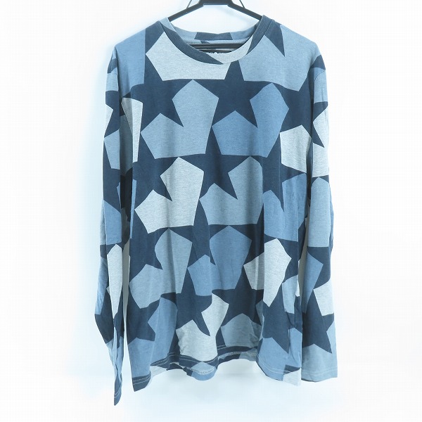 実際に弊社で買取させて頂いたHYDROGEN/ハイドロゲン 星柄 長袖 Tシャツ/ロンT カットソー/XXL