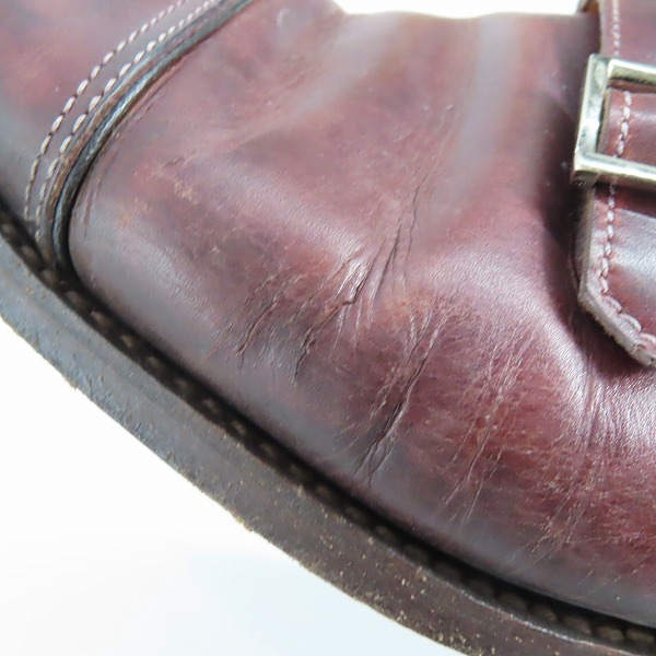 実際に弊社で買取させて頂いたSANTONI/サントーニ ダブルモンク/ストレートチップ/11166/49の画像 7枚目