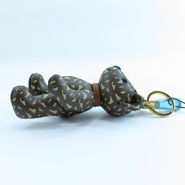 実際に弊社で買取させて頂いたBURBERRY/バーバリー トーマスベア チャーム イン モノグラムプリント レザー 8019064 の画像 3枚目