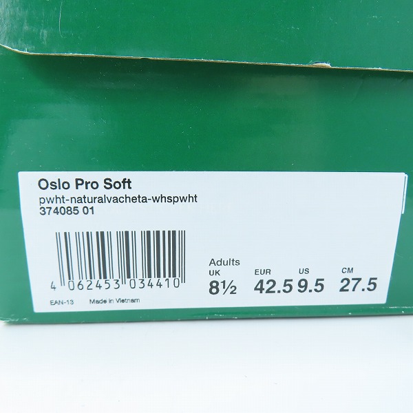 実際に弊社で買取させて頂いたPUMA/プーマ OSLO PRO SOFT ローカットスニーカー 374085-01/27.5の画像 8枚目