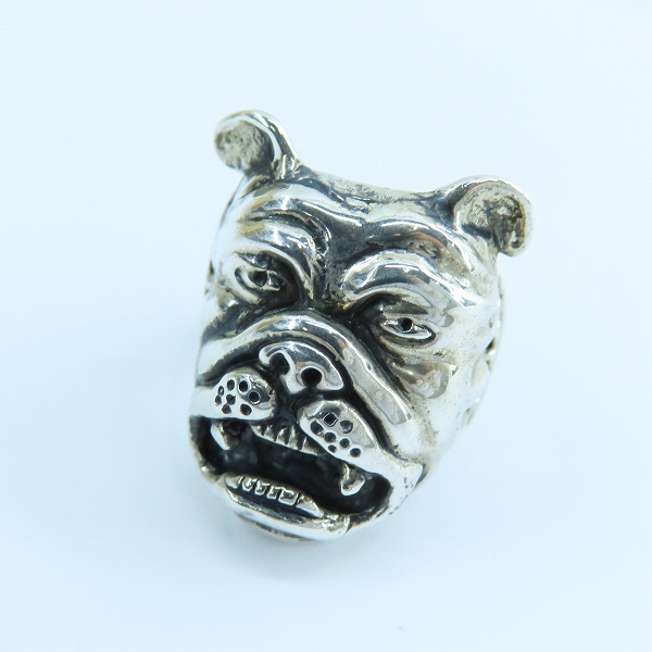 実際に弊社で買取させて頂いたSchott/ショット NYC ブルドッグ リング/19-20号