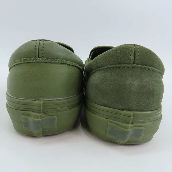 実際に弊社で買取させて頂いたVANS/バンズ OFF THE WALL/オフ ザ ウォール スリッポン/ローシューズ オリーブ VN0A32QNO19/26.0の画像 1枚目