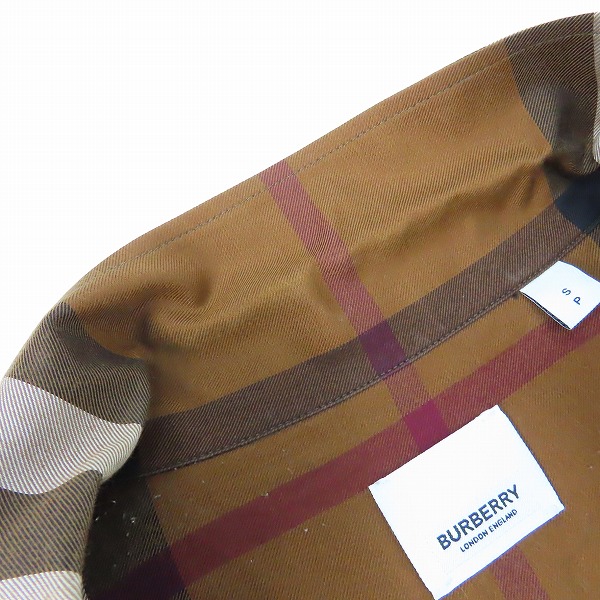 実際に弊社で買取させて頂いたBURBERRY/バーバリー Birch Brown Shirt チェック柄シャツ 8052207/Sの画像 5枚目