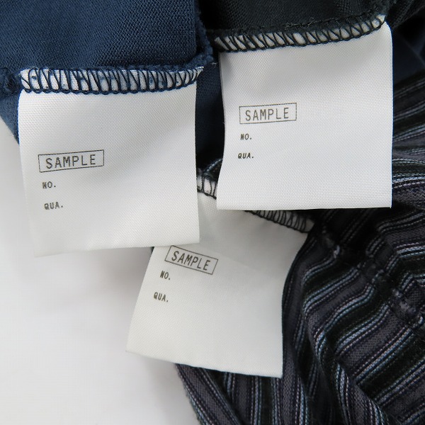 実際に弊社で買取させて頂いた【サンプル】LAD MUSICIAN/ラッドミュージシャン ポケット/ボーダー/プリント 半袖 Tシャツ 3点セットの画像 3枚目