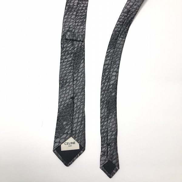 実際に弊社で買取させて頂いたCELINE/セリーヌ シルク ネクタイ/ナロータイの画像 2枚目