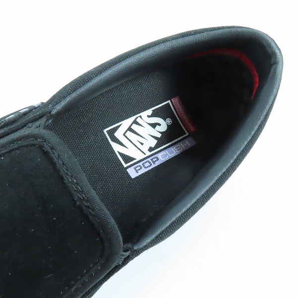 実際に弊社で買取させて頂いたVANS/バンズ SKATE SLIP-ON スリッポン 500714 ブラック 26.5の画像 4枚目