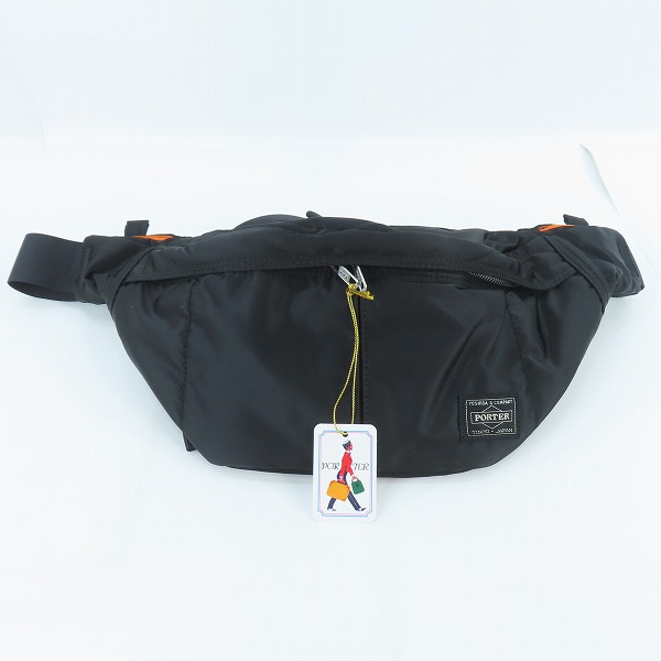 実際に弊社で買取させて頂いた(1)【未使用】PORTER/ポーター TANKER WAIST BAG (S) タンカー ウエストバッグ S ブラック/622-06629
