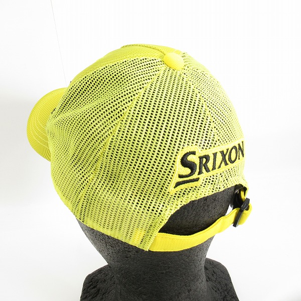 実際に弊社で買取させて頂いたSRIXON/スリクソン ゴルフキャップ  イエロー/SMH8136L/F(56-60cm)の画像 2枚目