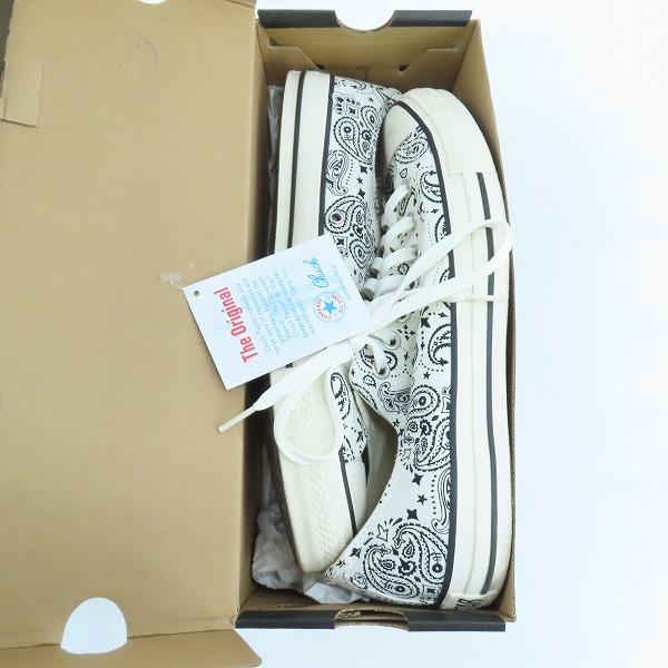 実際に弊社で買取させて頂いたCONVERSE/コンバース ALL STAR BANDANA OX/オールスター バンダナ 1SC825/30.0の画像 8枚目