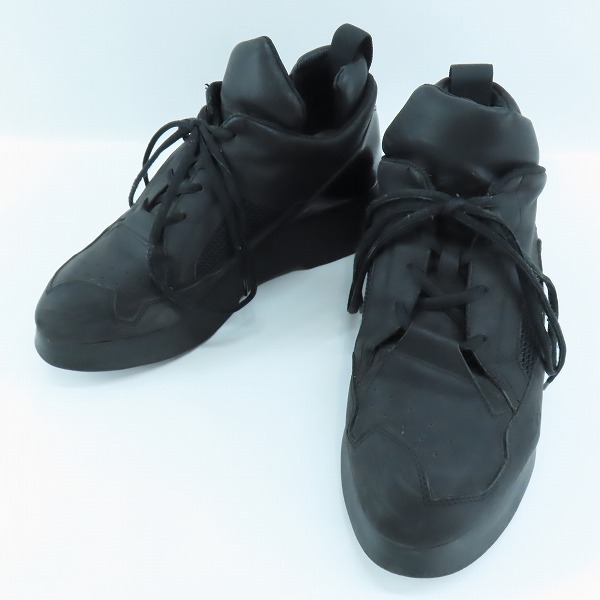 実際に弊社で買取させて頂いたJULIUS/ユリウス 17SS 7D.FEAR 厚底 レザー スニーカー