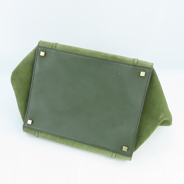 実際に弊社で買取させて頂いたCELINE/セリーヌ ラゲージ ミニショッパー スエード レザー ハンドバッグ/トートバッグの画像 2枚目