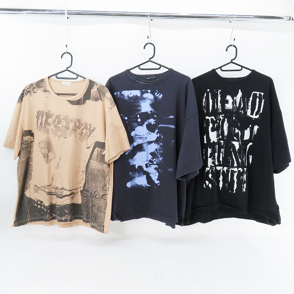 実際に弊社で買取させて頂いたLAD MUSICIAN/ラッドミュージシャン 半袖 プリント ビッグ Tシャツ 3点セット